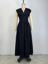 Sleeveless Maxi Dress with V-Neck