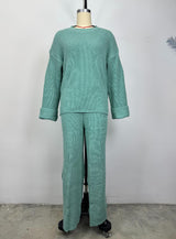 Oversized Top with Wide-Leg Pants