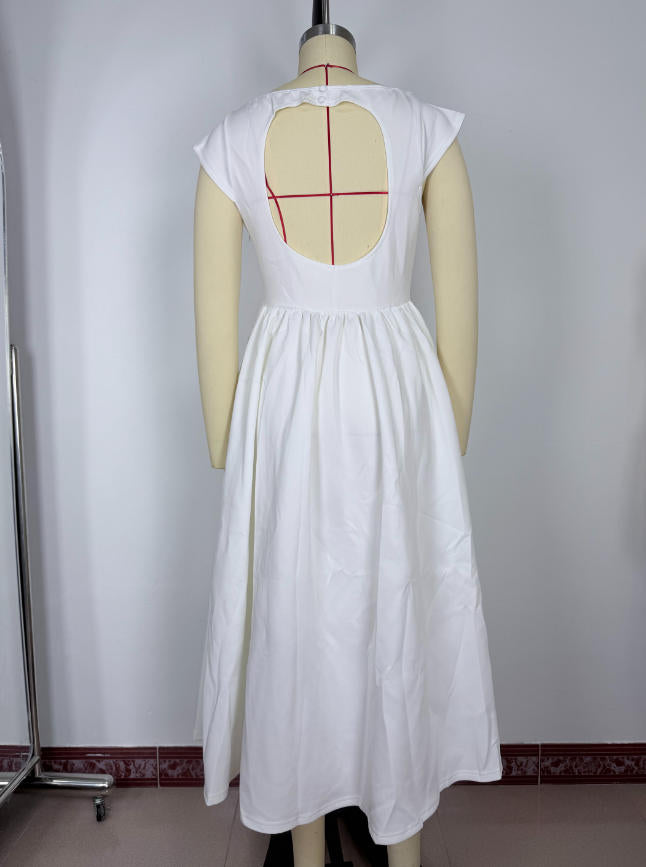 Elegant Sleeveless Maxi Dress