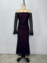 Elegant Off-Shoulder Evening Gown