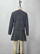 Cozy Top & and Pleated Skirt Set