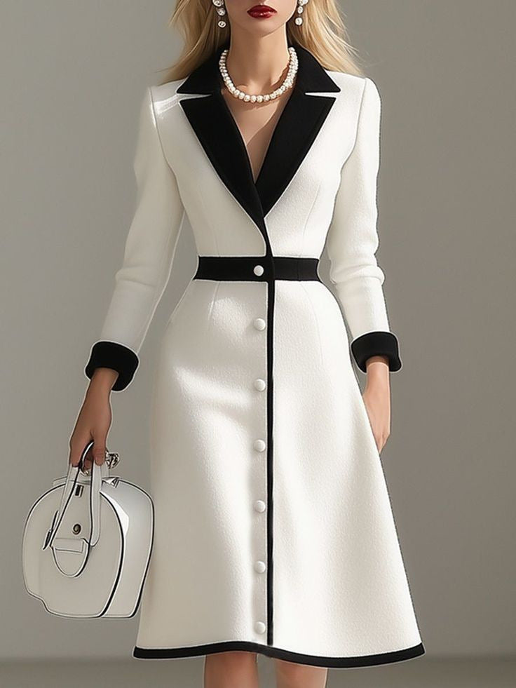 Elegant Classic Coat Dress