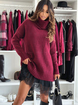 Oversized Turtleneck Sweater