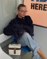 Chic Feathery Sleeve Jacket