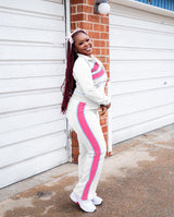 Track Suit with Stripe Details