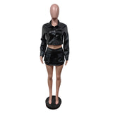 Urban Jacket & Mini Skirt Set