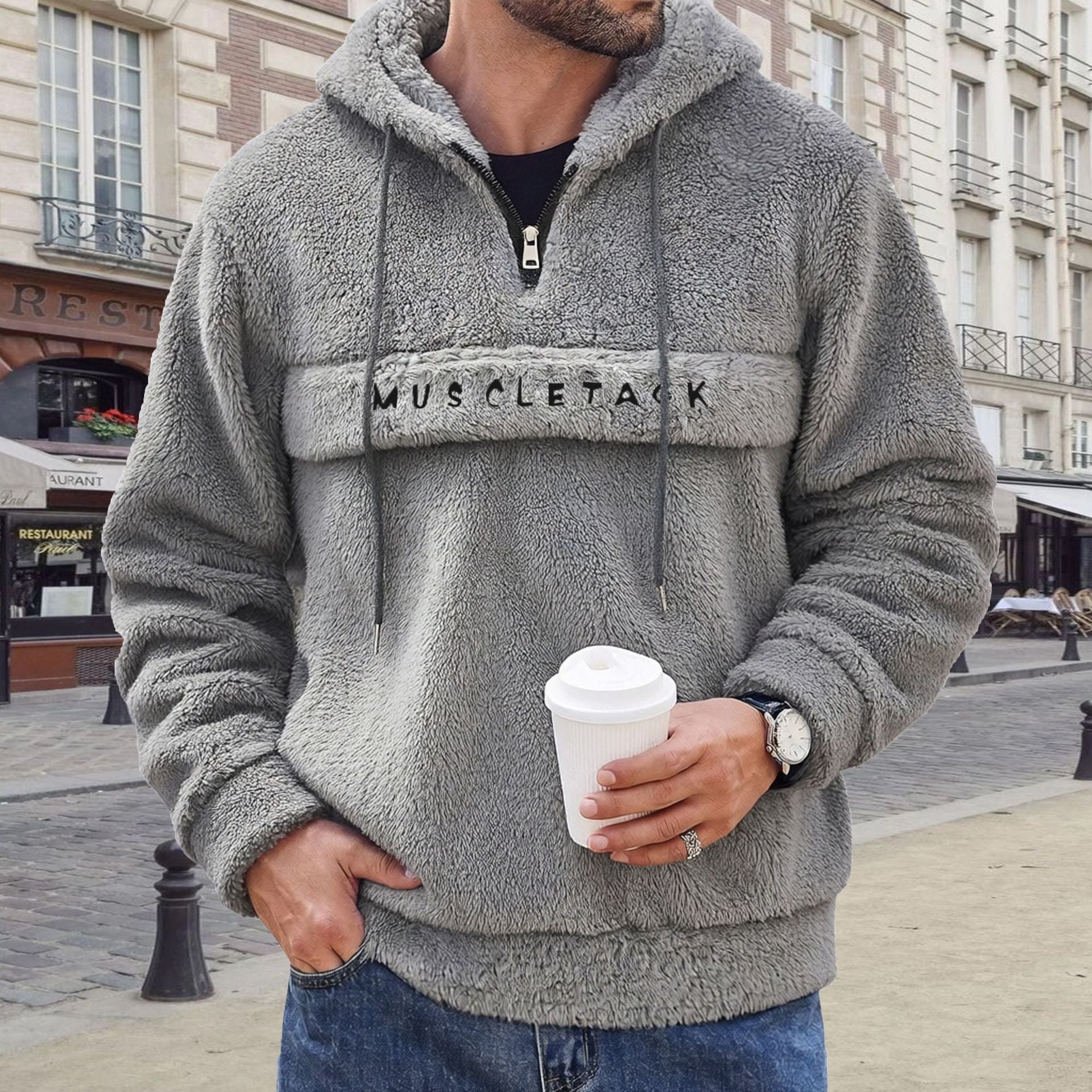 Cozy Faux Fur Hoodie