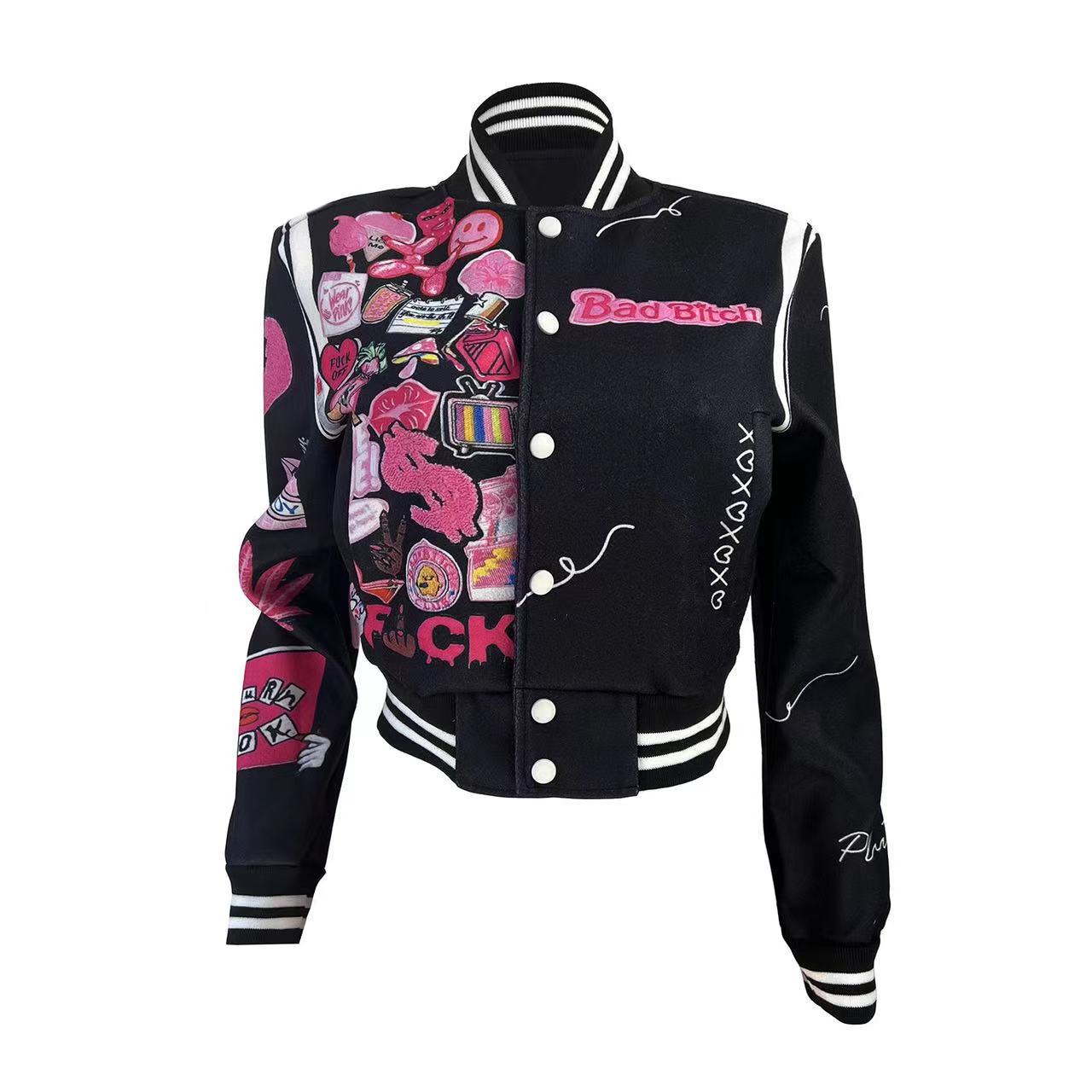 Bomber Jackets with Bold Patches