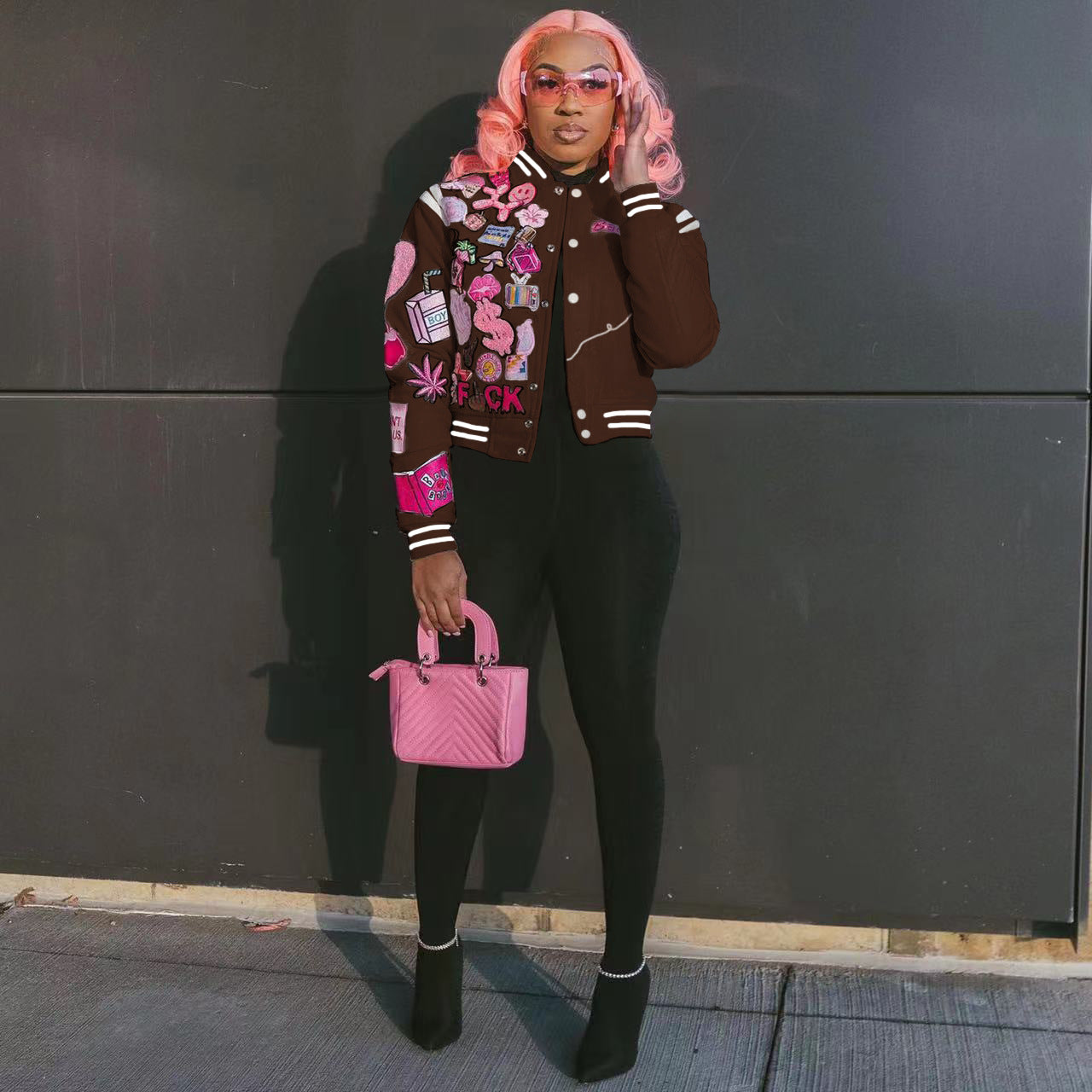 Bomber Jackets with Bold Patches