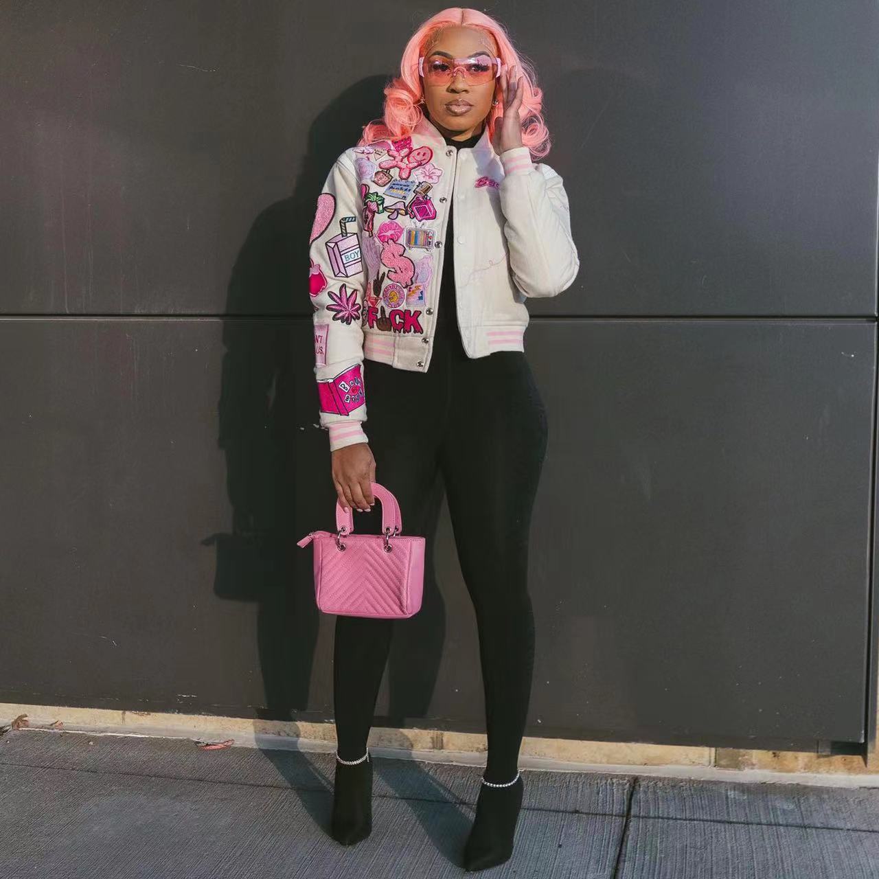 Bomber Jackets with Bold Patches