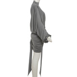 Glamorous Draped Asymmetric Dress