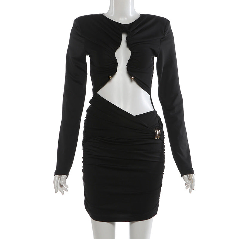 Elegant Cut-Out Bodycon Dress