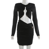 Elegant Cut-Out Bodycon Dress
