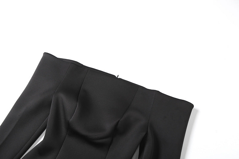 Asymmetrical Shoulder Dress