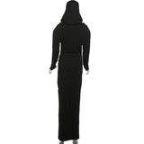 Draped Maxi Dress with Cowl Neck