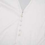 V-Neck Blazer & Cropped Pants Set