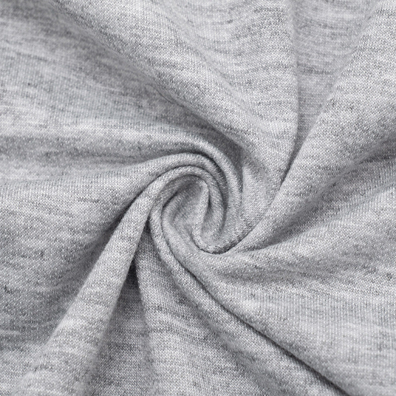 Gray Jacket with Faux Fur Trim