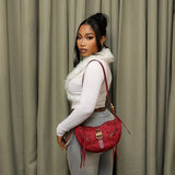 Long Sleeve Top with Faux Fur Detailing