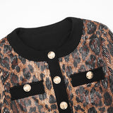 Leopard Print Cropped Top & Shorts