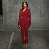 Elegant Long-Sleeve Jumpsuit
