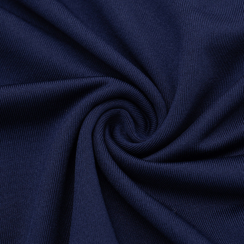 Ruched Bodycon Dress with Cape Sleeve