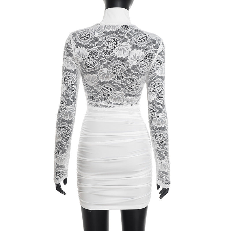 Elegant Bodycon Lace Dress