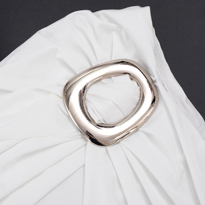 Halter Top & Draped Pants Set