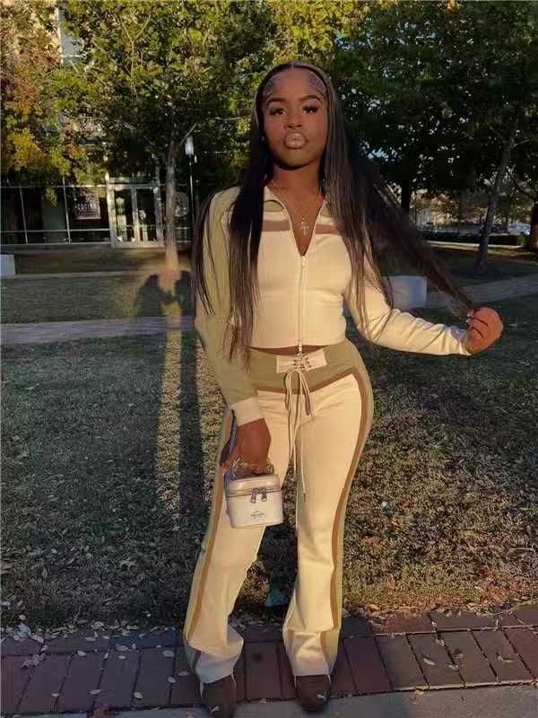 Stylish Two-Piece Track Suit