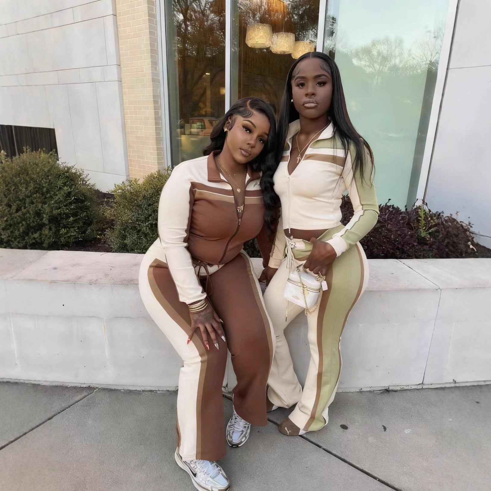 Stylish Two-Piece Track Suit