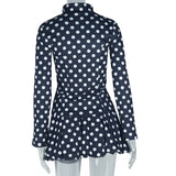Polka Dot Set with Drawstring Skirt