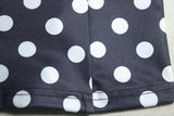 Polka Dot Set with Drawstring Skirt