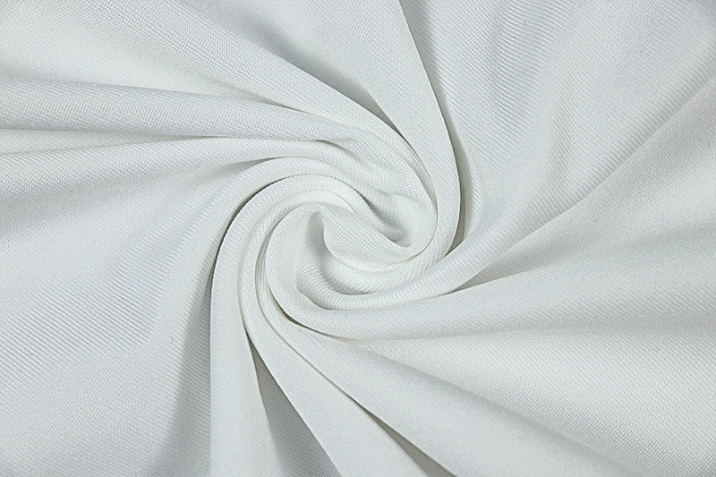 Shirt Dress with High Slit & V-Neck