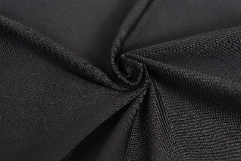 Metallic Jumpsuit with Sheer Panel