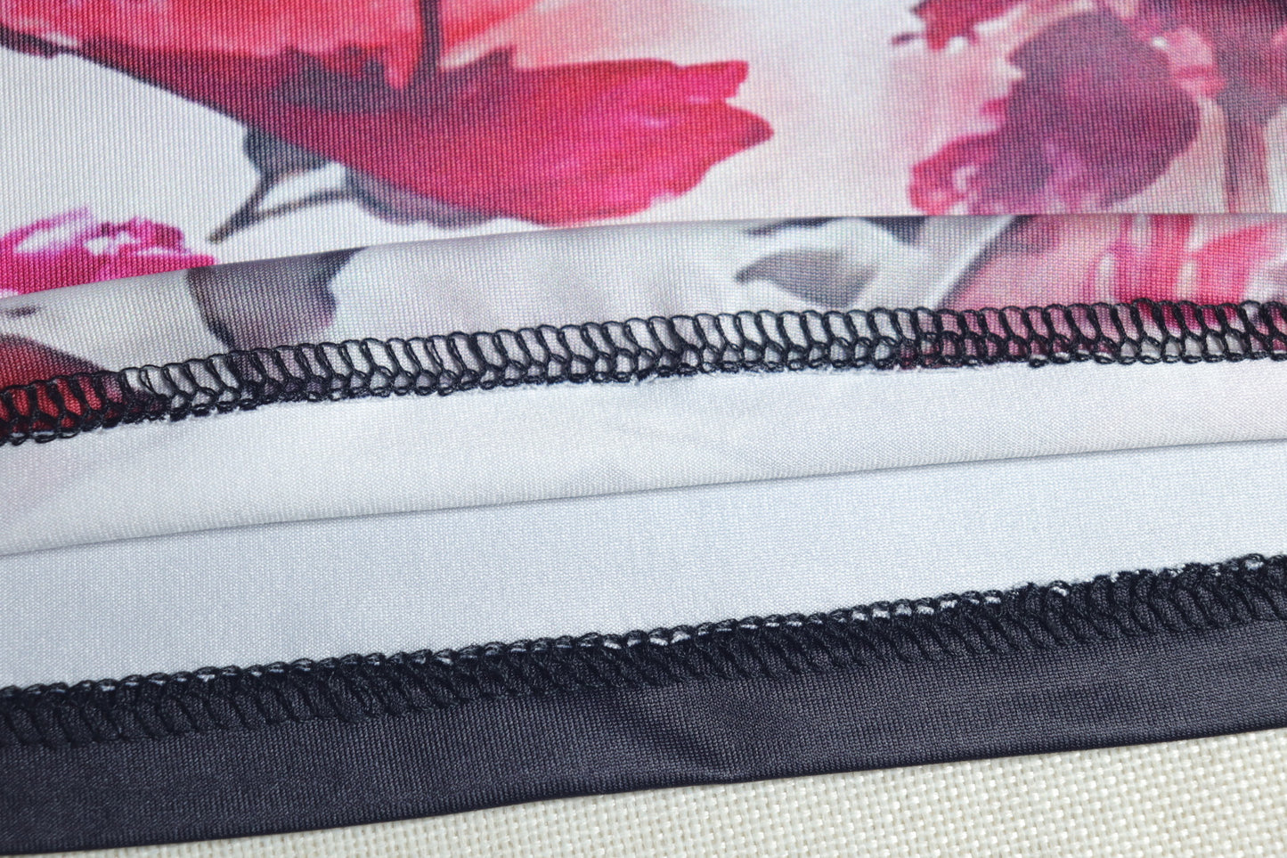 Artistic Floral Pattern Long Sleeve Top