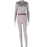 Geometric Pattern Jumpsuit