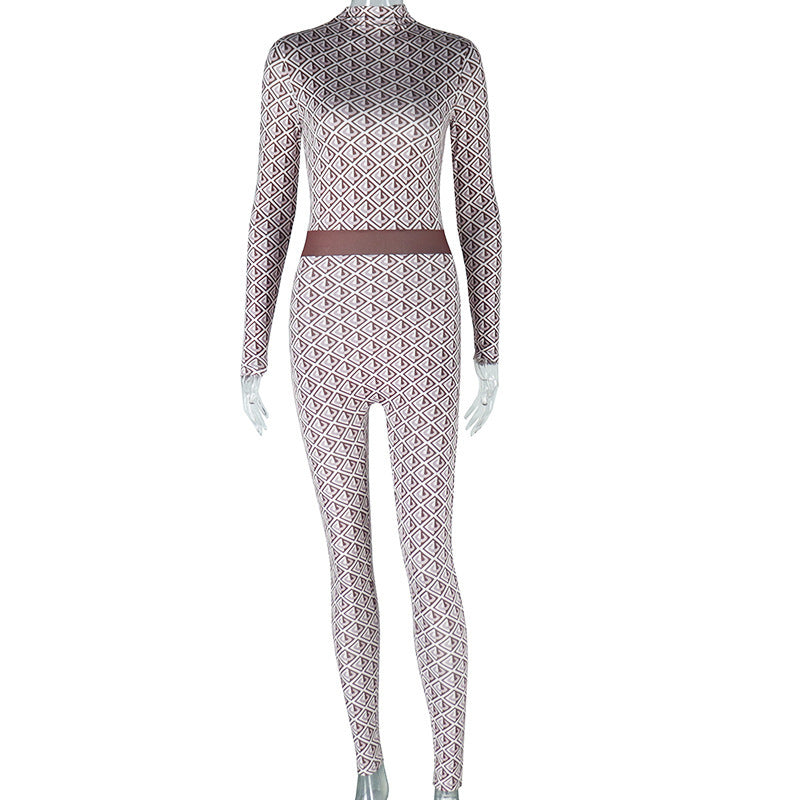 Geometric Pattern Jumpsuit