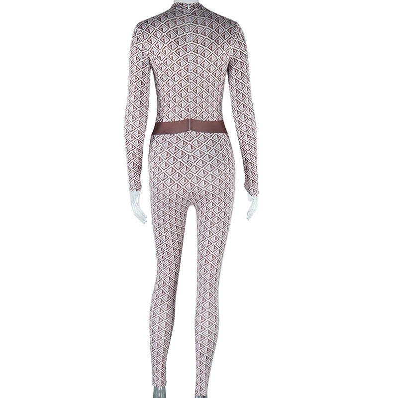 Geometric Pattern Jumpsuit