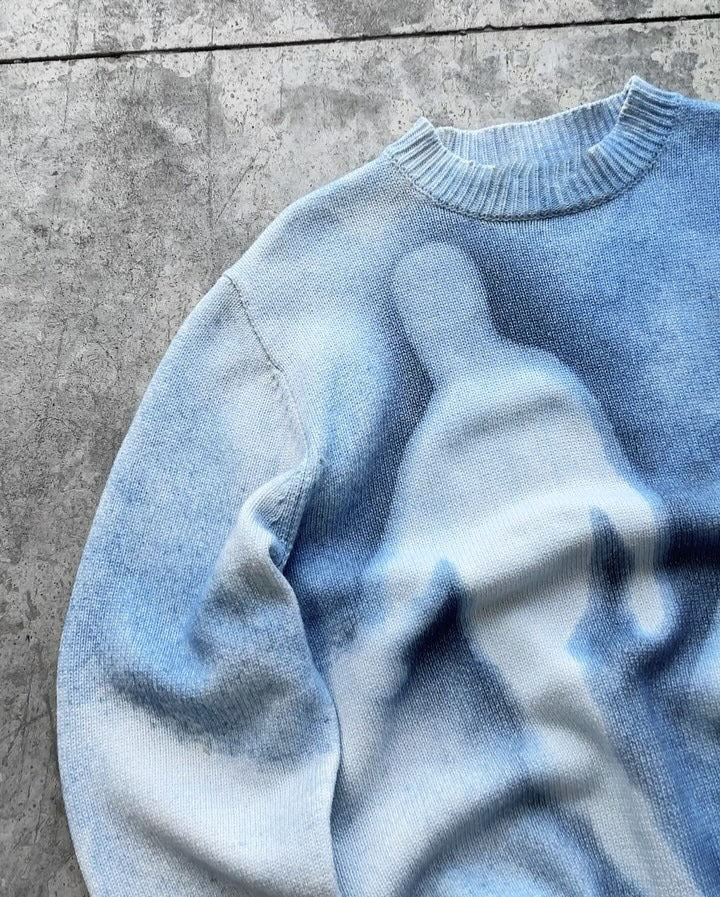 Artistic Silhouette Graphic Sweatshirt