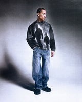 Artistic Silhouette Graphic Sweatshirt