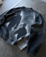 Artistic Silhouette Graphic Sweatshirt