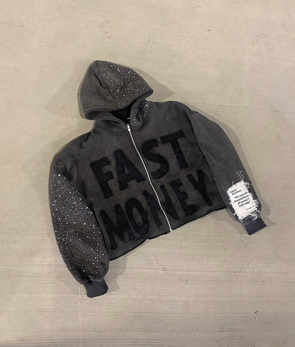 Stylish Hoodie Jacket with Detailing