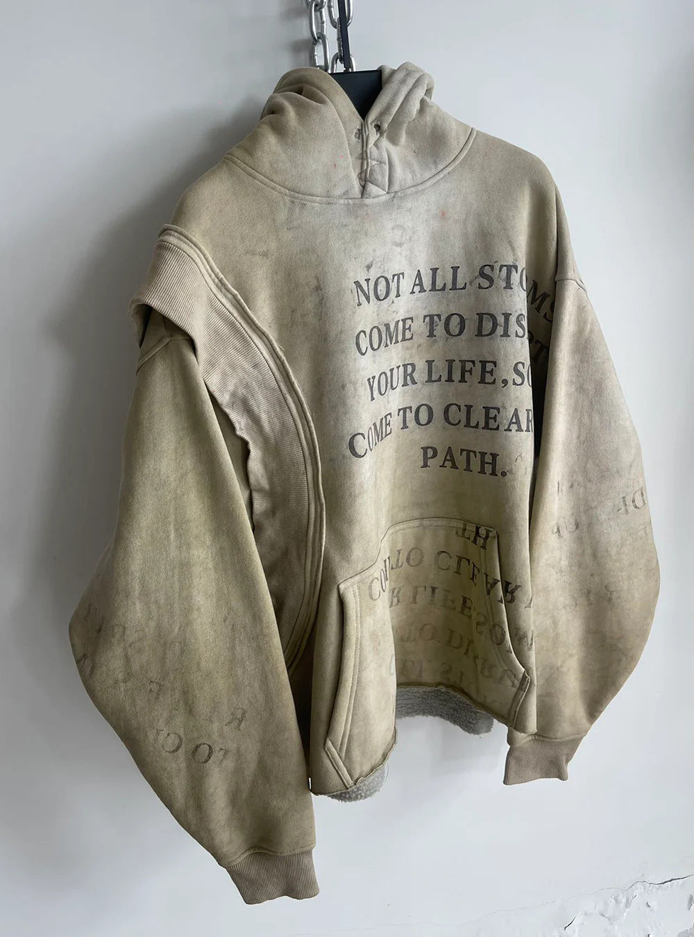 Vintage Long Sleeves Inspirational Hoodie