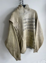 Vintage Long Sleeves Inspirational Hoodie