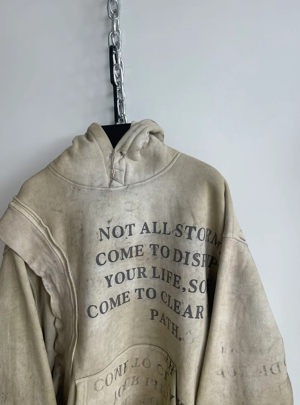Vintage Long Sleeves Inspirational Hoodie