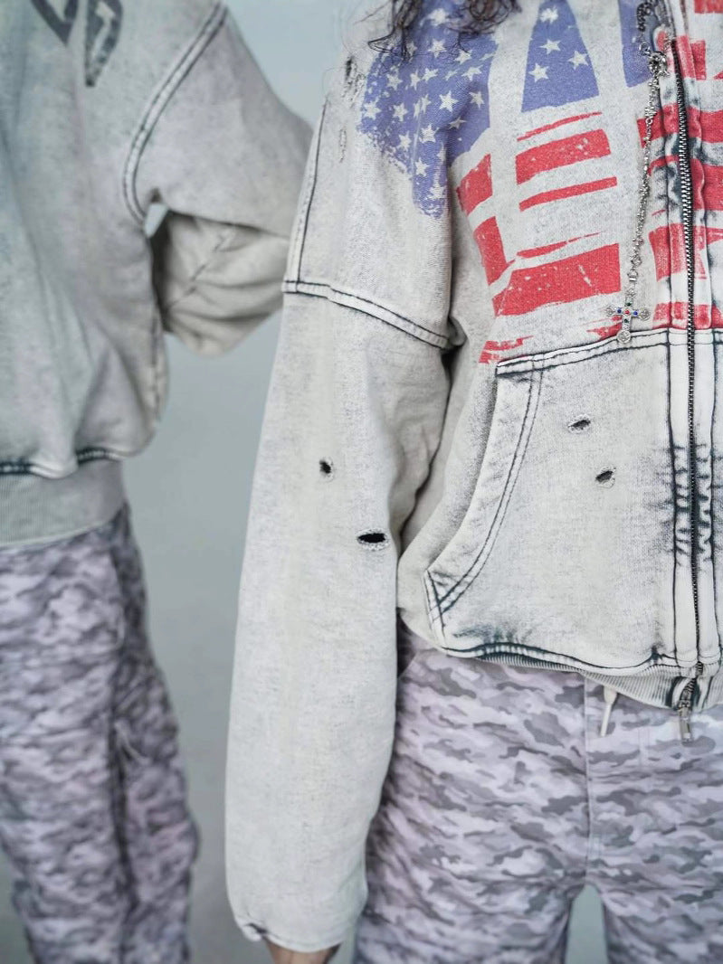 Urban Streetwear Hoodie Jacket