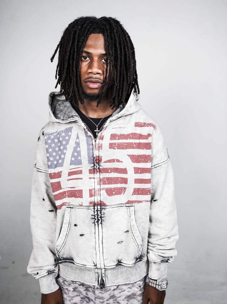 Urban Streetwear Hoodie Jacket