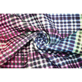 Plaid Power Suit with Wide-Leg Pants