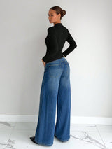 Elegant Ribbed Top with Ring Detail