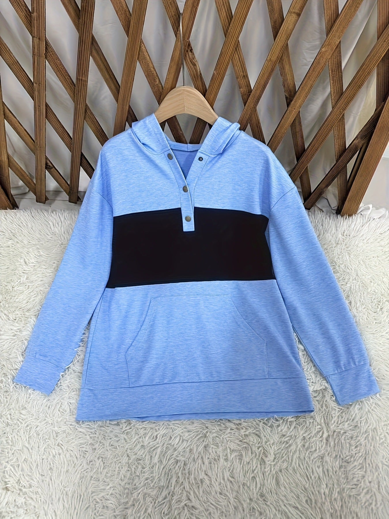 Casual Color-Block Sweatshirt