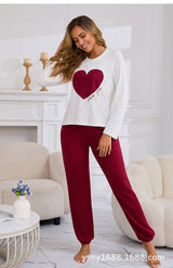 Cozy Heart Love You Pajama Set